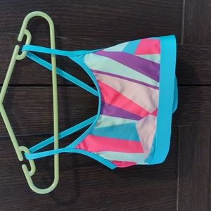 Land's End Girls 3-Piece Swimsuit with Rash Guard